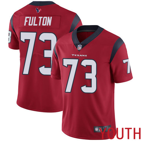 Houston Texans Limited Red Youth Zach Fulton Alternate Jersey NFL Football #73 Vapor Untouchable